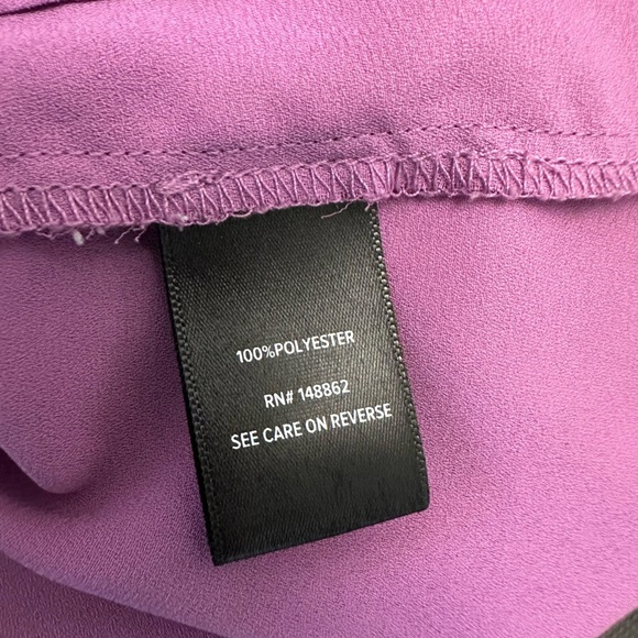 Torrid Harper - Lavender Ruffle Georgette Blouse size 2X - Picture 6 of 6